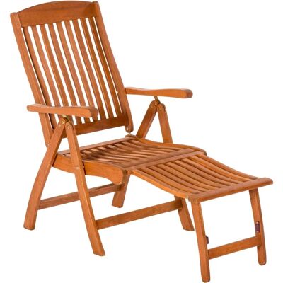 MERXX Maracaibo - Klappbarer Eukalyptusholz Sessel - Beige MERXX Maracaibo - Klappbarer Eukalyptusholz Sessel - Beige