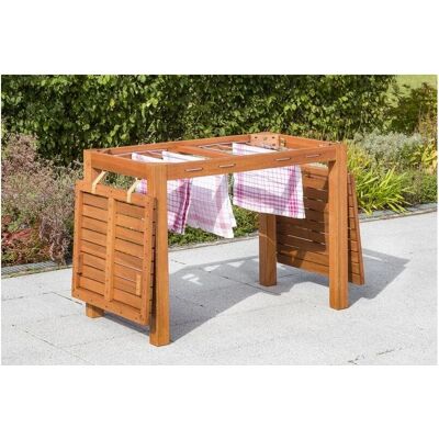 MERXX Gartentisch - 60x100cm Beige - Gartenmöbel MERXX Gartentisch - 60x100cm Beige - Gartenmöbel