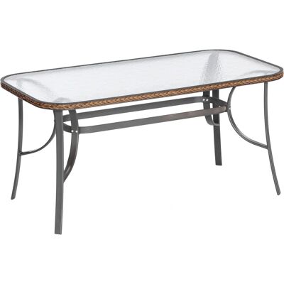 Merxx »Roma« Gartentisch - Rechteck, Aluminium, 80x150cm Merxx »Roma« Gartentisch - Rechteck, Aluminium, 80x150cm