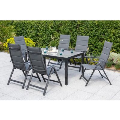 Merxx Taviano Gartenmöbelset - 6 Sessel & Tisch Merxx Taviano Gartenmöbelset - 6 Sessel & Tisch