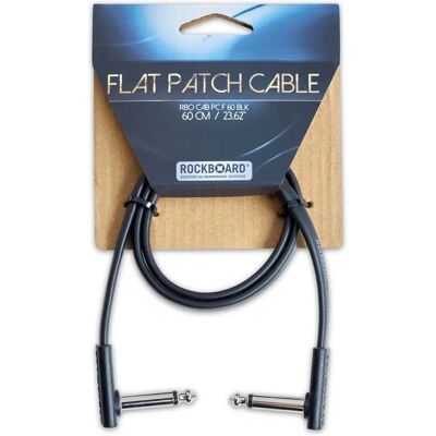 Rockboard Flat Patch Cable - 60cm - Black - Patch Cable Rockboard Flat Patch Cable - 60cm - Black - Patch Cable