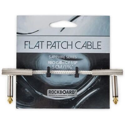 Câble patch plat série Sapphire de RockBoard - 5 cm - Publicité Câble patch plat série Sapphire de RockBoard - 5 cm - Publicité
