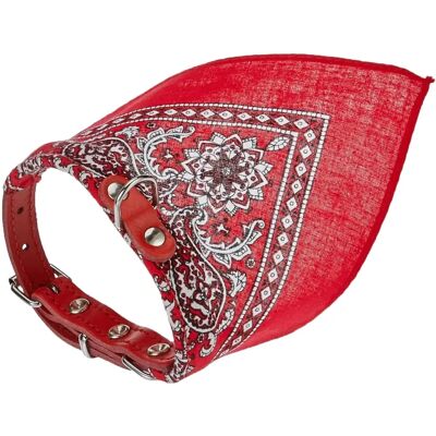 Nobby Läderhalsband med scarf - Retrodesign Nobby Läderhalsband med scarf - Retrodesign