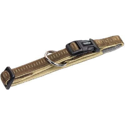 Nobby Hondenshalsband - Verstelbaar Nylon, Zachte Grip, Bruin Nobby Hondenshalsband - Verstelbaar Nylon, Zachte Grip, Bruin