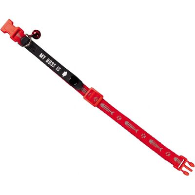 Collier Nobby 78070-01 Chien/Chat - Nylon Rouge Collier Nobby 78070-01 Chien/Chat - Nylon Rouge