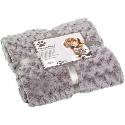 Plaid per Animali Grigio - Fleece Morbido, 100x150cm Plaid per Animali Grigio - Fleece Morbido, 100x150cm
