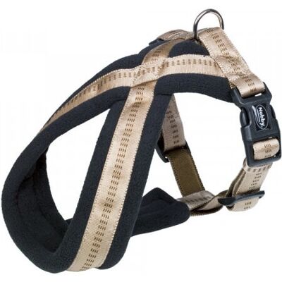 Nobby Model Soft Grip S Beige Nylon Dog Harness - Dog Harness Nobby Model Soft Grip S Beige Nylon Dog Harness - Dog Harness