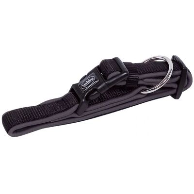 Nobby Classic Preno Hundehalsband - Verstellbar Nylon mit Neopren - Schwarz/Grau Nobby Classic Preno Hundehalsband - Verstellbar Nylon mit Neopren - Schwarz/Grau