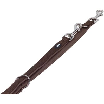 Nobby Smycz dla psa - Nylon regulowany 200cm - Brązowy Nobby Smycz dla psa - Nylon regulowany 200cm - Brązowy