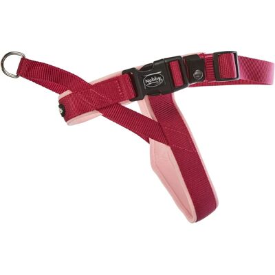 Nobby Norweger Geschirr - Himbeere/Pink - 50-64cm/42cm + 25/35mm - Hundegeschirr Nobby Norweger Geschirr - Himbeere/Pink - 50-64cm/42cm + 25/35mm - Hundegeschirr