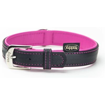 Nobby - Pacific Fuchsia Leather - XS - Standard - Collar Nobby - Pacific Fuchsia Leather - XS - Standard - Collar