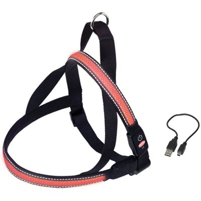 Nobby Hundegeschirr LED - Reflektiv, USB-aufladbar, Sicher Nobby Hundegeschirr LED - Reflektiv, USB-aufladbar, Sicher