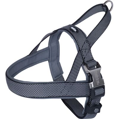 Nobby Preno Royal Hundegeschirr - Nylon-Neopren, Verstellbar, Schwarz Nobby Preno Royal Hundegeschirr - Nylon-Neopren, Verstellbar, Schwarz