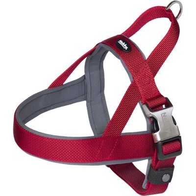 Nobby Preno Royal Harnais en Nylon Rouge Métal - Harnais pour Chien - Publicité Nobby Preno Royal Harnais en Nylon Rouge Métal - Harnais pour Chien - Publicité