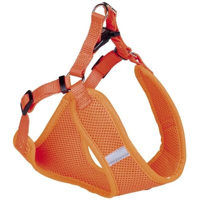 Harnais pour chiens Nobby Mesh Reflect - Respirant, Réglable, Orange néon - Publicité Harnais pour chiens Nobby Mesh Reflect - Respirant, Réglable, Orange néon - Publicité