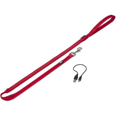 Nobby Flash Mesh Starlight - 120 cm - 20 mm - rote Leine Nobby Flash Mesh Starlight - 120 cm - 20 mm - rote Leine