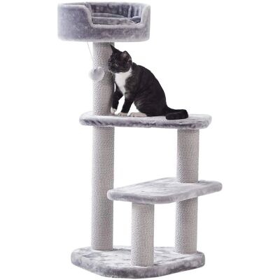 Nobby Zera Katzenbaum - Für kleine Räume, Sisalstämme, Langlebig - Katzbaum Nobby Zera Katzenbaum - Für kleine Räume, Sisalstämme, Langlebig - Katzbaum