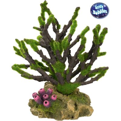 Decoración de acuario Nobby - Marrón, Verde, Rosa - Adorno para Pecera Decoración de acuario Nobby - Marrón, Verde, Rosa - Adorno para Pecera