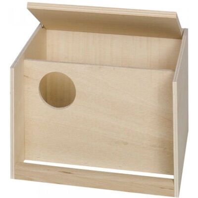 Nobby 50256 - Vogelhaus mit breiter Eingangsstelle - Für Sittiche geeignet Nobby 50256 - Vogelhaus mit breiter Eingangsstelle - Für Sittiche geeignet