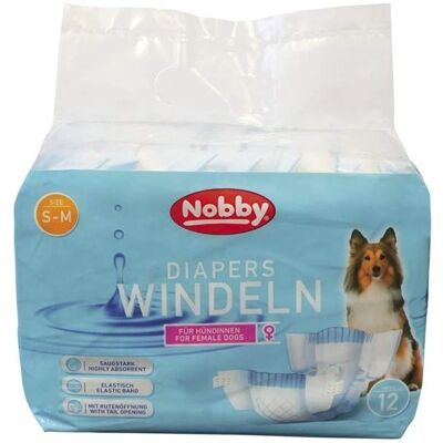 NOBBY NB Windeln für Mädchen 12St S - Diapers NOBBY NB Windeln für Mädchen 12St S - Diapers