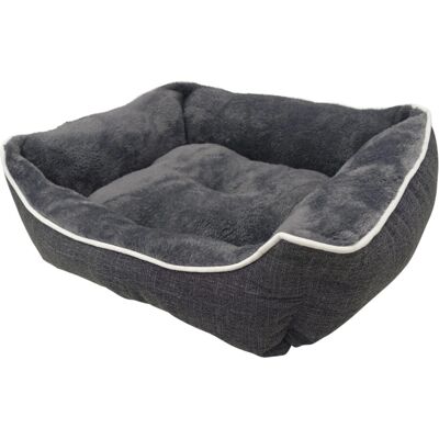 Nobby 60856 Mikrofaser Hundebett - Grau - Haustierbett Nobby 60856 Mikrofaser Hundebett - Grau - Haustierbett