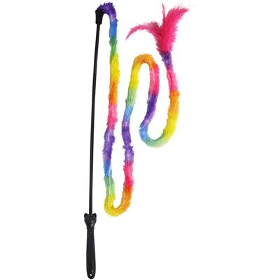 Nobby Cat Toy with Plush and Feathers - 132cm Nobby Cat Toy with Plush and Feathers - 132cm