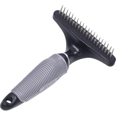 Nobby 68223 Pet Brush/Comb - Ergonomic, Rotating Teeth - Dog Deshedder Nobby 68223 Pet Brush/Comb - Ergonomic, Rotating Teeth - Dog Deshedder
