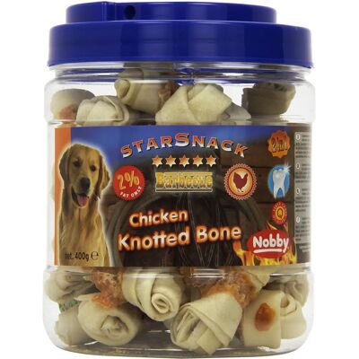 Friandise pour chiens Nobby enroulée au poulet - 400g Friandise pour chiens Nobby enroulée au poulet - 400g