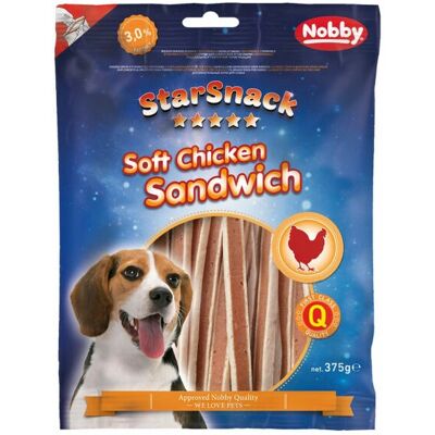Nobby 70148 Hund/Katt Godis - Mjukt kycklingsandwich snack 0,38 kg Nobby 70148 Hund/Katt Godis - Mjukt kycklingsandwich snack 0,38 kg