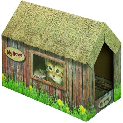 Nobby Cat House - 49x26x36cm - Natural Design - Cat Tree Nobby Cat House - 49x26x36cm - Natural Design - Cat Tree