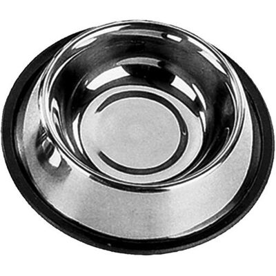 Nobby Stainless Steel Pet Bowl - Non-slip - 0.45L - 19cm Nobby Stainless Steel Pet Bowl - Non-slip - 0.45L - 19cm
