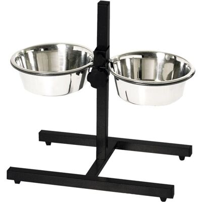 Nobby 72832 Hund/ Katze Napfständer - Verstellbarer Edelstahl Futterautomat Nobby 72832 Hund/ Katze Napfständer - Verstellbarer Edelstahl Futterautomat