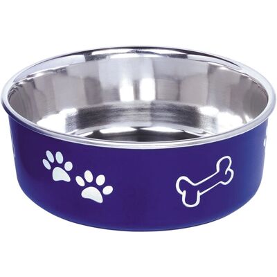 Nobby 73828 Bol en acier inoxydable - Bleu, M Nobby 73828 Bol en acier inoxydable - Bleu, M