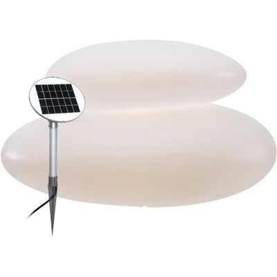 8 seasons design Shining Stone Weiße Solar-Gartenleuchte - 69 cm 8 seasons design Shining Stone Weiße Solar-Gartenleuchte - 69 cm