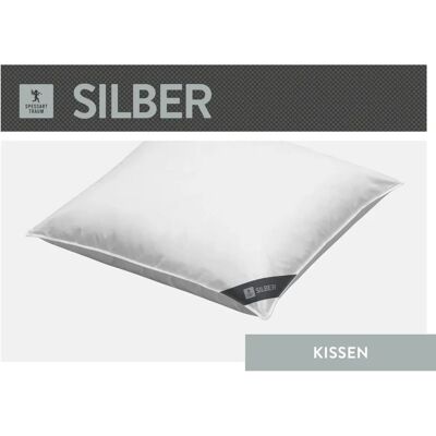 SPESSARTTRAUM Silber 40x80cm Allergikerfreundliches Kopfkissen SPESSARTTRAUM Silber 40x80cm Allergikerfreundliches Kopfkissen