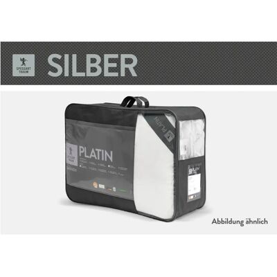 SPESSARTTRAUM Silber Daunenbettdecke - Hypoallergen, 200x220cm, Leicht SPESSARTTRAUM Silber Daunenbettdecke - Hypoallergen, 200x220cm, Leicht