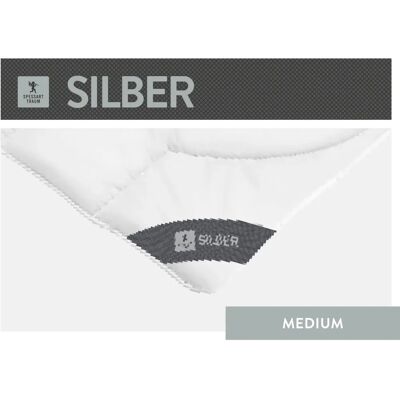SPESSARTTRAUM Silber Baumwollbettdecke - Leicht, 155x220cm - Bettdecke SPESSARTTRAUM Silber Baumwollbettdecke - Leicht, 155x220cm - Bettdecke
