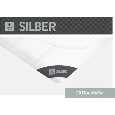 SPESSARTTRAUM Silber Baumwollbettdecke - Extrawarm 135x200cm SPESSARTTRAUM Silber Baumwollbettdecke - Extrawarm 135x200cm