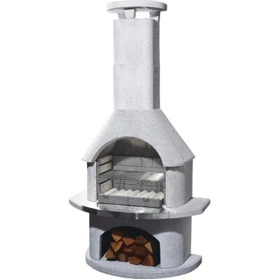 Buschbeck Elba Mauern Grill - Weißer Quarz, Holzkohle & Holz Buschbeck Elba Mauern Grill - Weißer Quarz, Holzkohle & Holz