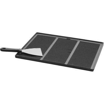 Buschbeck Gusseisen Grillplatte Zubehör - 37cm - Schwarz Buschbeck Gusseisen Grillplatte Zubehör - 37cm - Schwarz