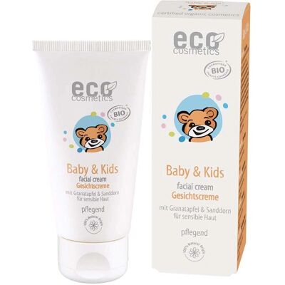 Eco Cosmetics Crema Facial Baby & Kids 50ml - Protección Natural para Piel Sensible Eco Cosmetics Crema Facial Baby & Kids 50ml - Protección Natural para Piel Sensible