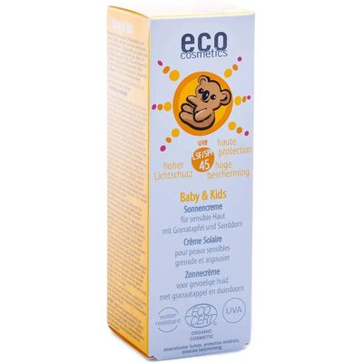 Eco Cosmetics F45 Protector Solar Infantil SPF 45 - 50 ml Eco Cosmetics F45 Protector Solar Infantil SPF 45 - 50 ml