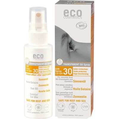 Aceite Solar SPF 30 de Eco Cosmetics - Natural, Resistente al agua, Vegano Aceite Solar SPF 30 de Eco Cosmetics - Natural, Resistente al agua, Vegano