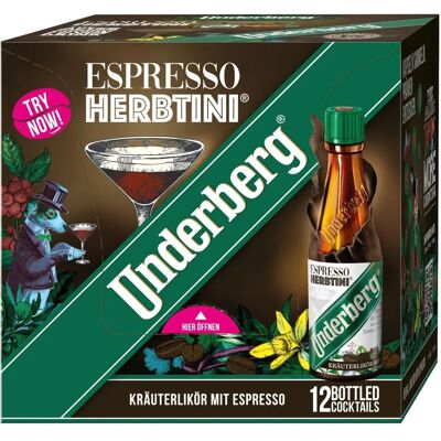 Underberg Espresso Herbtini - Liqueur - Publicité Underberg Espresso Herbtini - Liqueur - Publicité