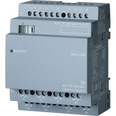 Módulo de Expansão PLC Siemens Logo! 8 DM16 230R - Entradas/Saídas Digitais Módulo de Expansão PLC Siemens Logo! 8 DM16 230R - Entradas/Saídas Digitais