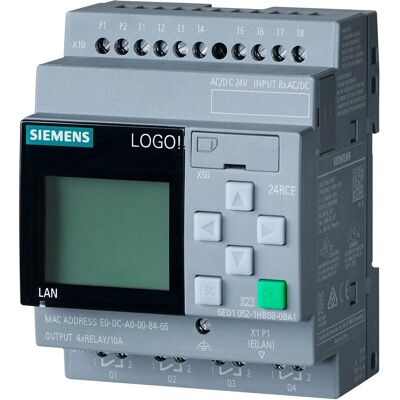 Siemens LOGO! 24RCE Logikmodul - Kompakt, Ethernet, Web, Cloud Siemens LOGO! 24RCE Logikmodul - Kompakt, Ethernet, Web, Cloud