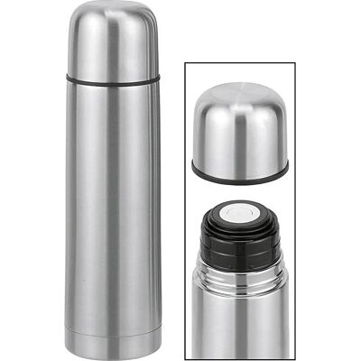 Bouteille Isotherme en Inox Double Paroi - 1L - Publicité Bouteille Isotherme en Inox Double Paroi - 1L - Publicité
