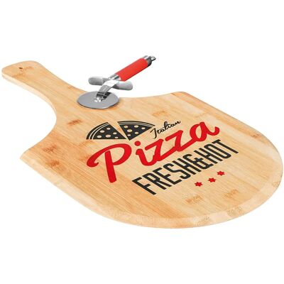 HI Bambus Pizzabrett - 30cm - 53,5x30,5cm - Servieren & Schneiden HI Bambus Pizzabrett - 30cm - 53,5x30,5cm - Servieren & Schneiden