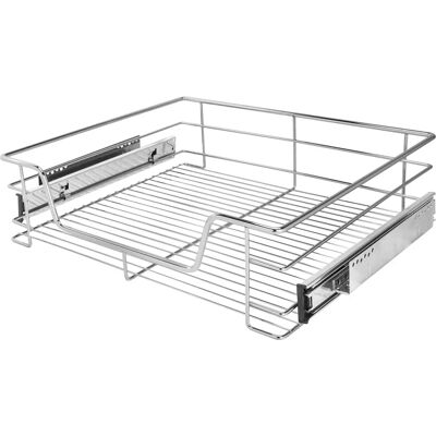 vidaXL HI Teleskopauszug Schubladenkorb 60cm Edelstahl vidaXL HI Teleskopauszug Schubladenkorb 60cm Edelstahl