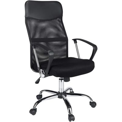 HI Bürostuhl - Ergonomisch, Verstellbar, Schwarz - Büromöbel HI Bürostuhl - Ergonomisch, Verstellbar, Schwarz - Büromöbel